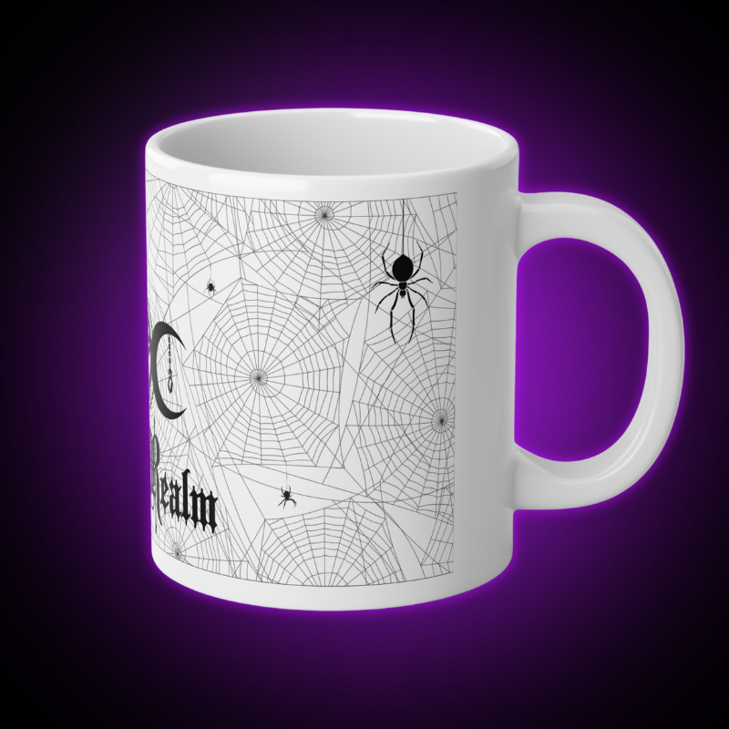 Spiderwebs Mug | 20 oz. White