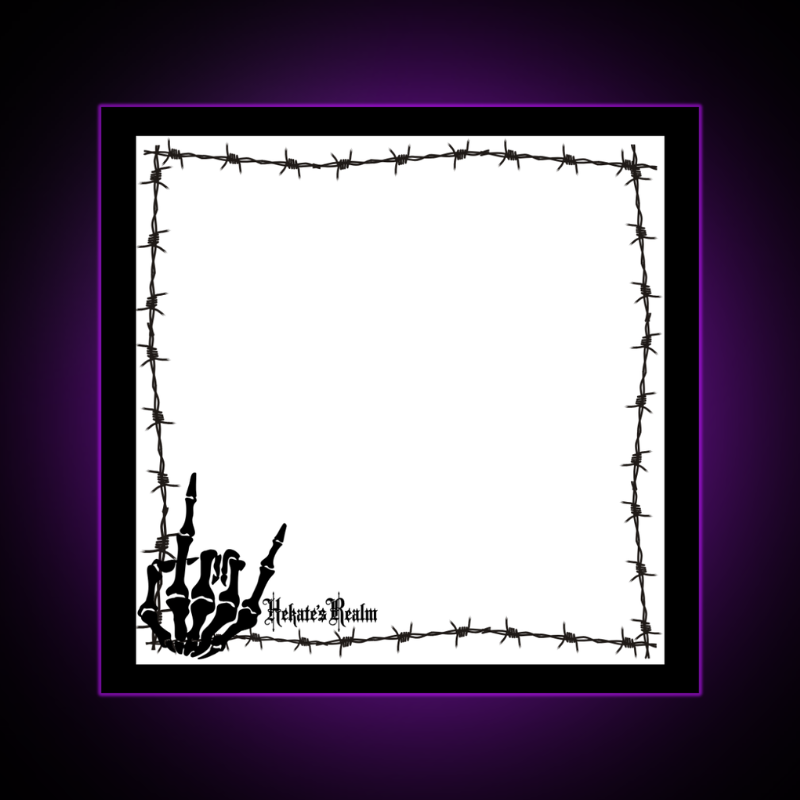 Barbed Wire Skeleton Rock Hand | Sticky Notes