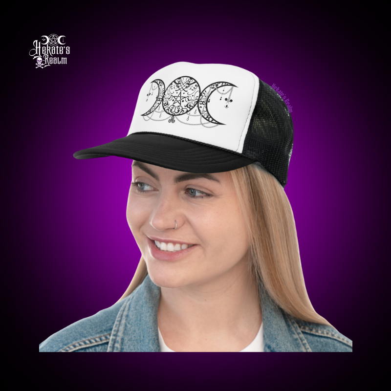 Triple Moon Trucker Hat