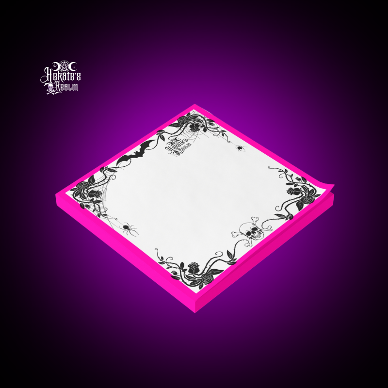Gothic Rose Vine Post-it® Notes (Pnk)