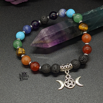 7 Chakra Charm Bracelet