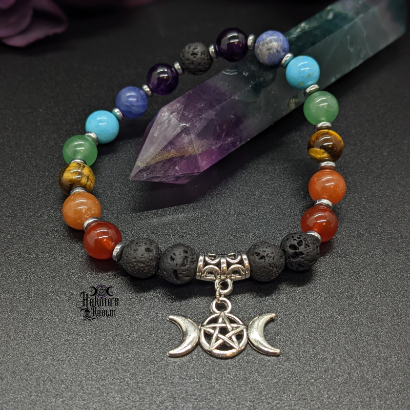 7 Chakra Charm Bracelet