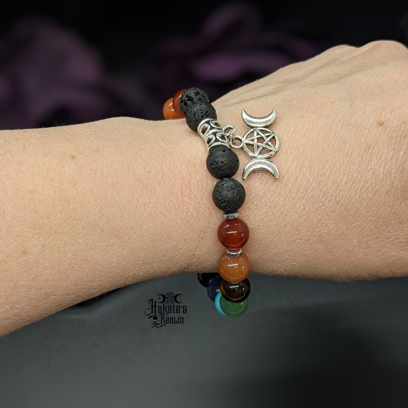 7 Chakra Charm Bracelet