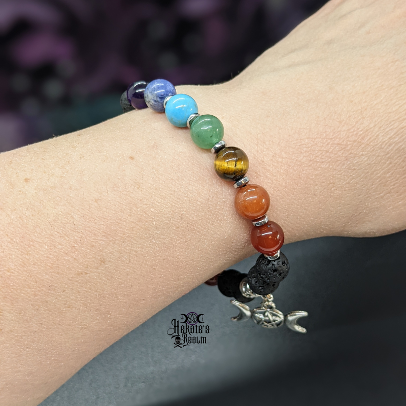 7 Chakra Charm Bracelet