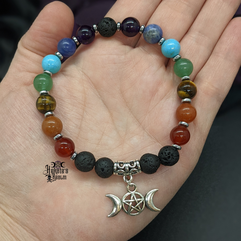 7 Chakra Charm Bracelet