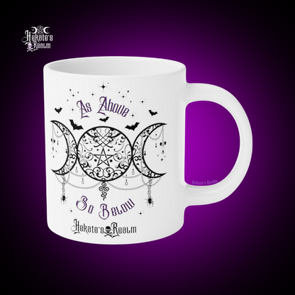 As Above So Below Mug | 20 oz. White