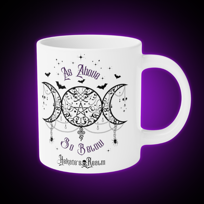 As Above So Below Mug | 20 oz. White