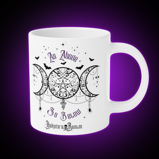 As Above So Below Mug | 20 oz. White