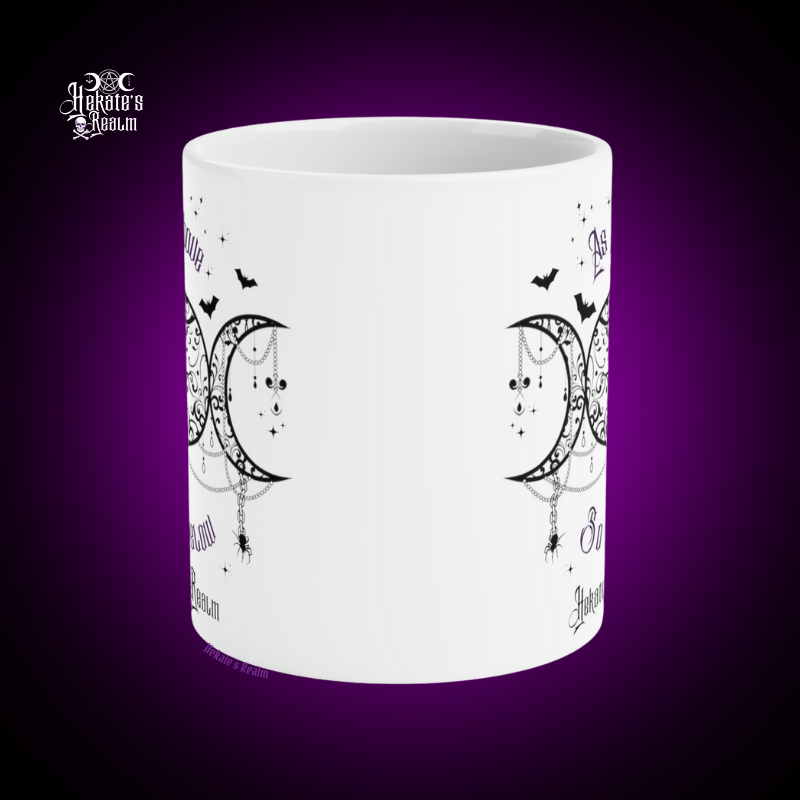 As Above So Below Mug | 20 oz. White