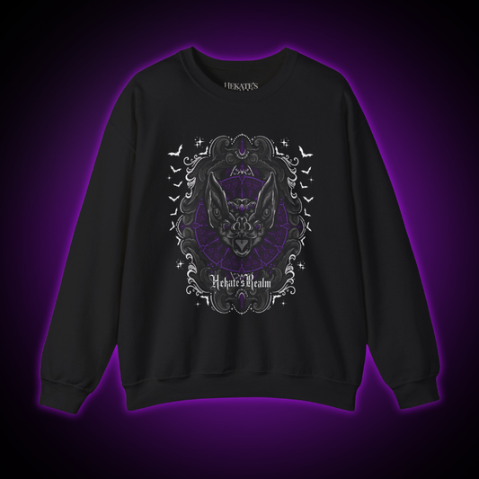 Purple Bat Sweatshirt