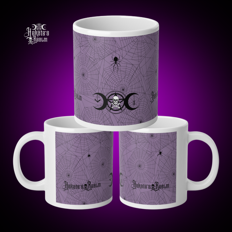 Spiderwebs Logo Mug | 20 oz. Purple