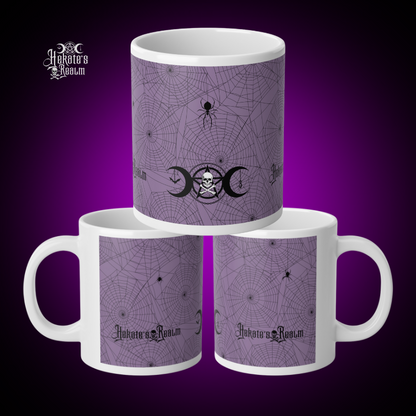 Spiderwebs Logo Mug | 20 oz. Purple