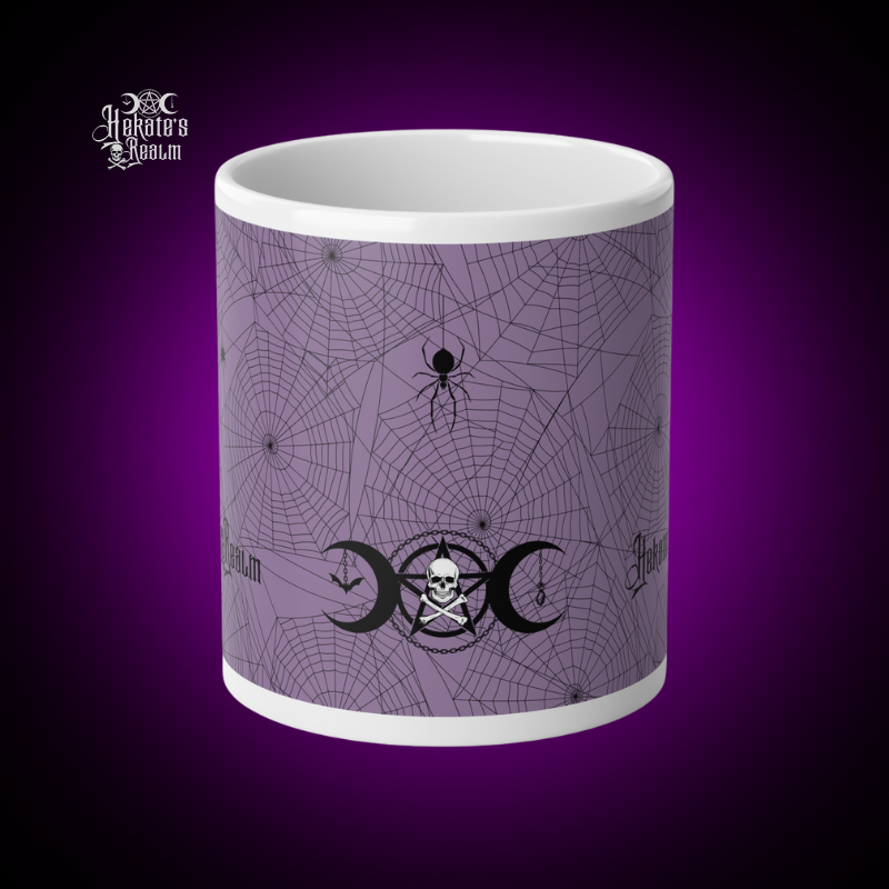 Spiderwebs Logo Mug | 20 oz. Purple