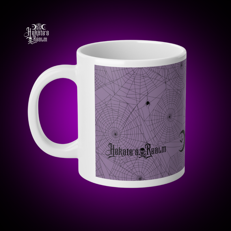 Spiderwebs Logo Mug | 20 oz. Purple