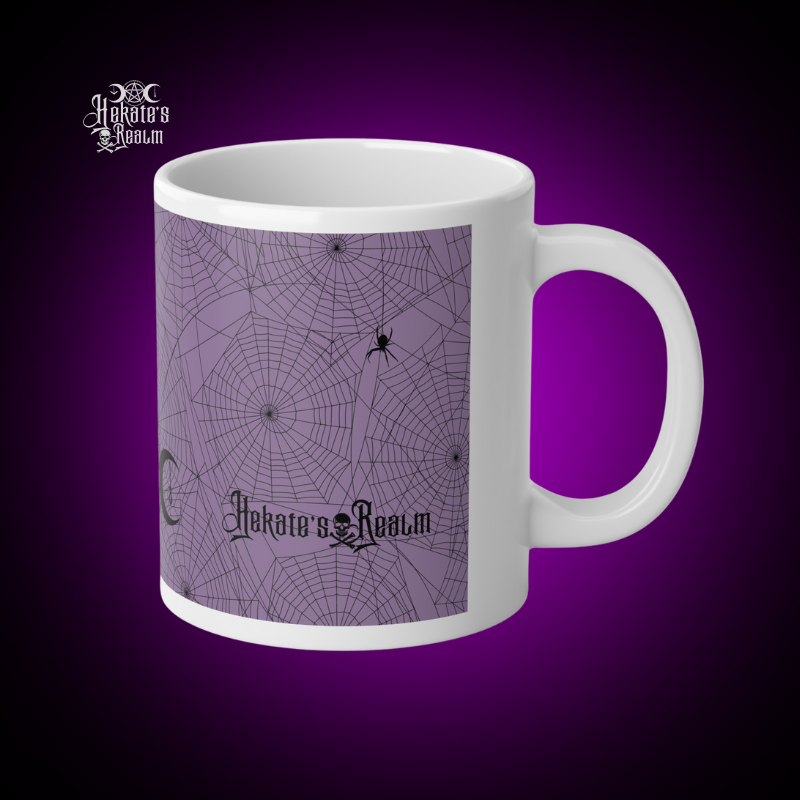 Spiderwebs Logo Mug | 20 oz. Purple