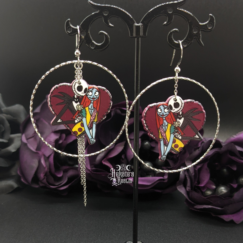 Jack & Sally Together Hoops