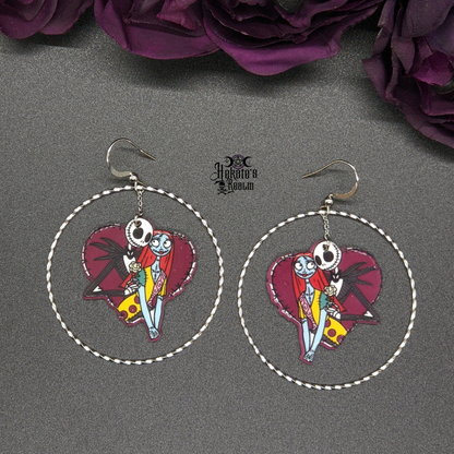 Jack & Sally Together Hoops