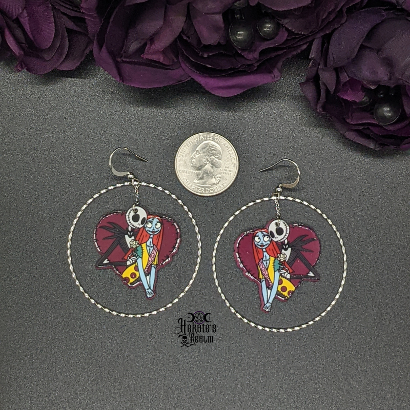 Jack & Sally Together Hoops