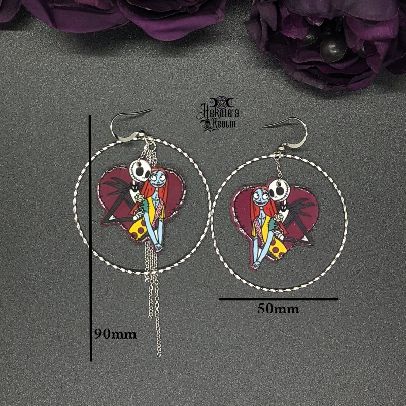 Jack & Sally Together Hoops