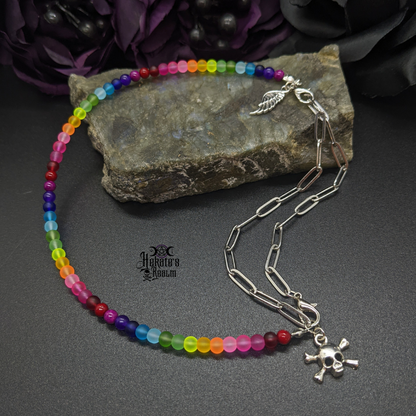 Rainbow & Skull Adjustable Chain