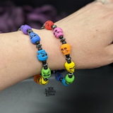 Rainbow Skulls Bracelet