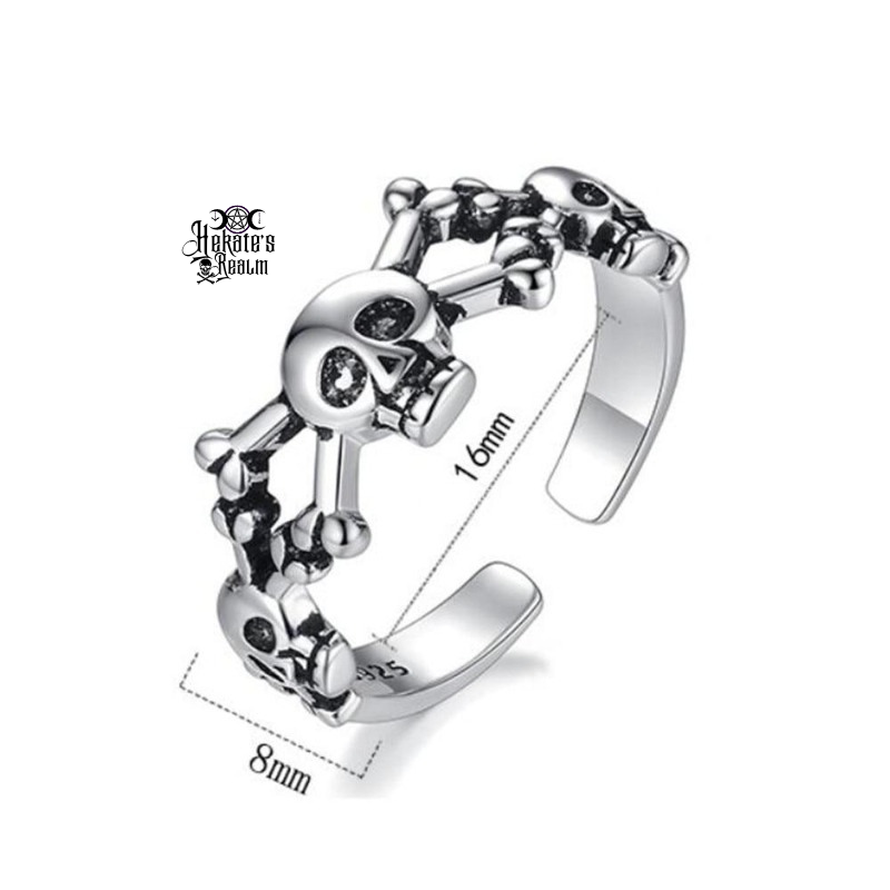 Skulls & Crossbones Ring