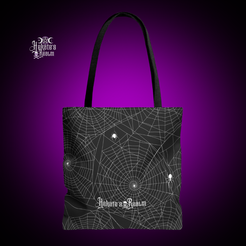 Spiderwebs Tote Bag