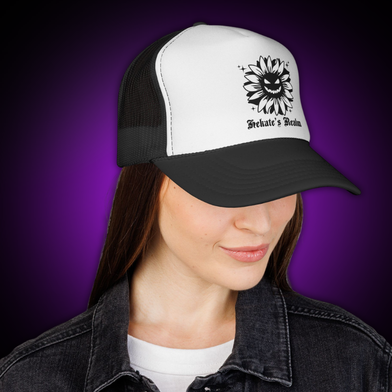 Spooky Flower Trucker Hat