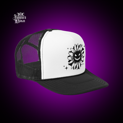 Spooky Flower Trucker Hat