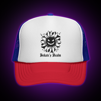 Spooky Flower Trucker Hat
