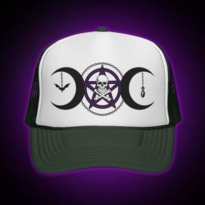 Triple Moon Trucker Hat