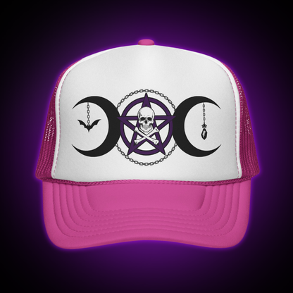 Triple Moon Trucker Hat